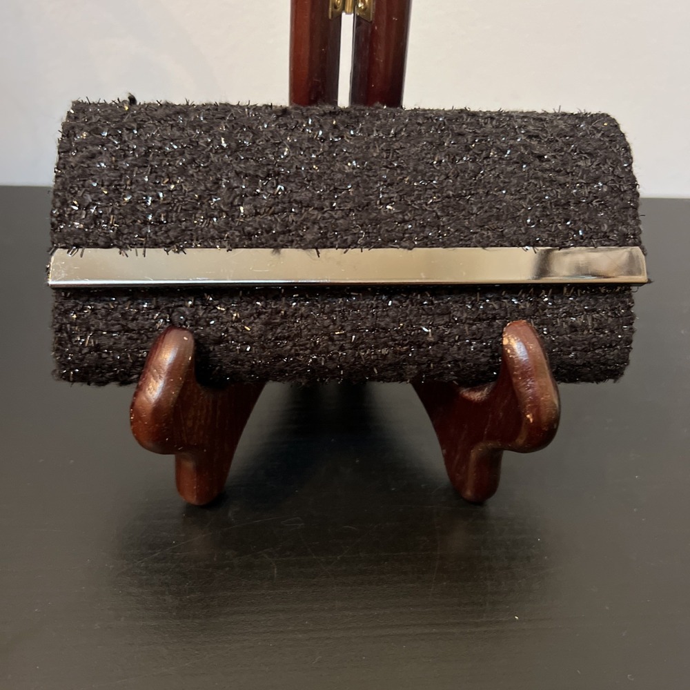 Clutch Purse Black Magnetic‎ Latch